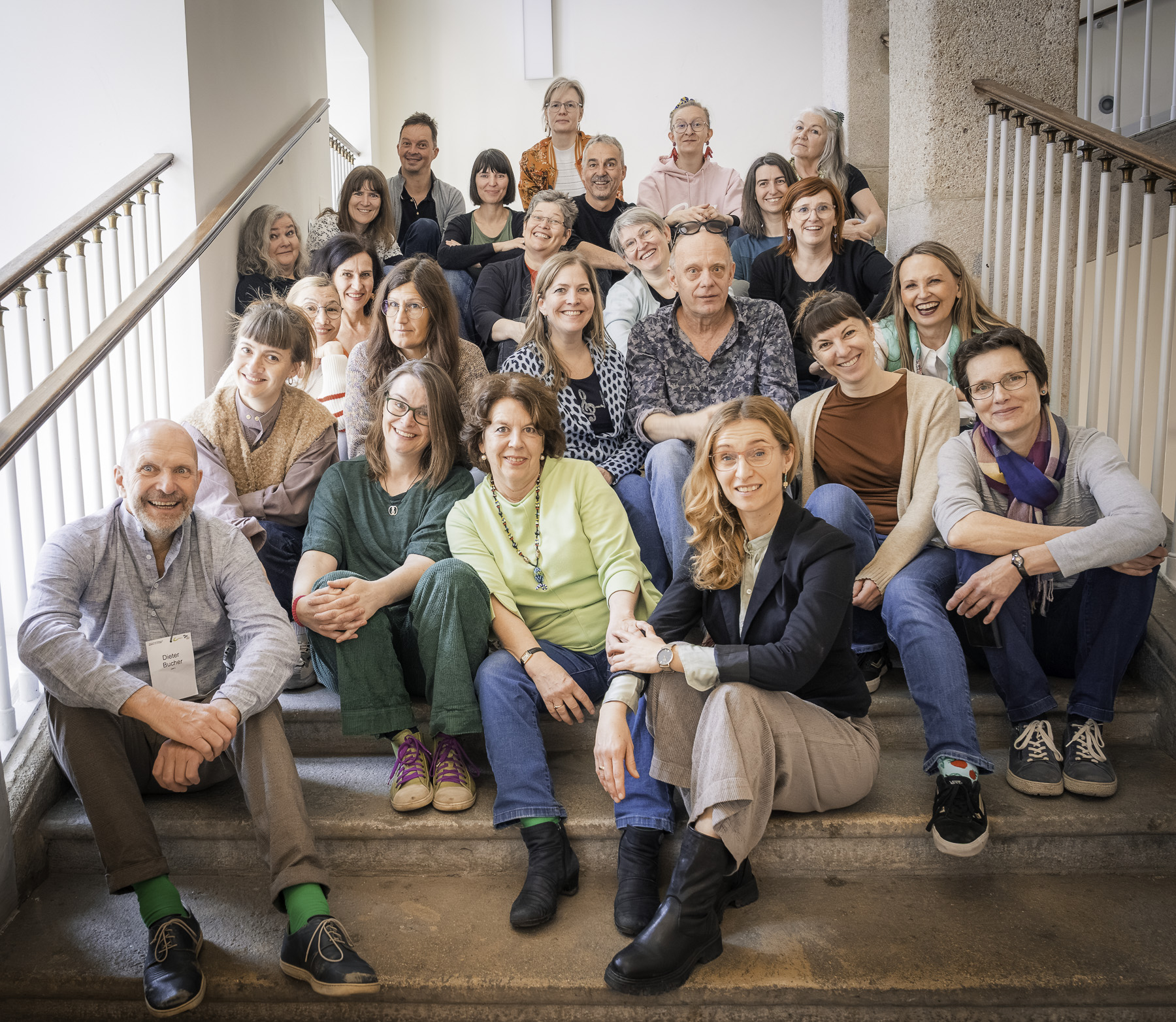 Alle Lehrenden beim Symposion „Die Kunst der Begegnung“, Arbeitskreis EMP-A